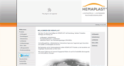 Desktop Screenshot of hemaplast.com